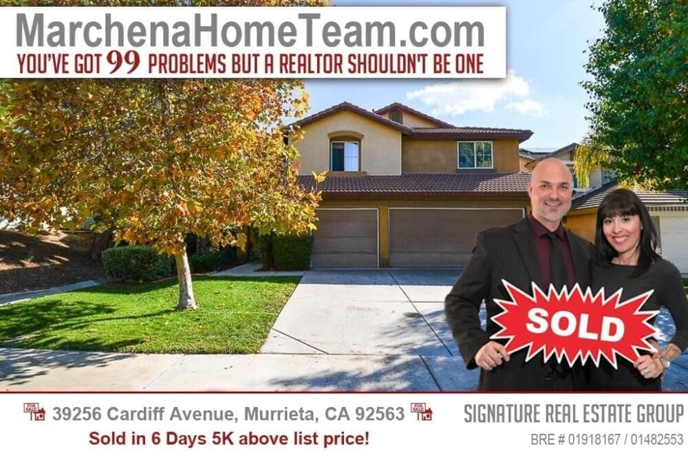 SOLD 39256 Cardiff Ave Murrieta Ca 92563
