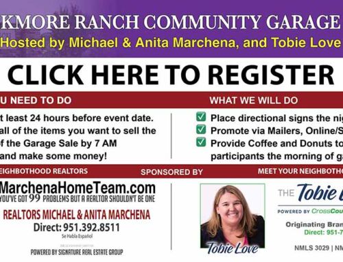 Blackmore Ranch Community Garage Sale 04/13/2024