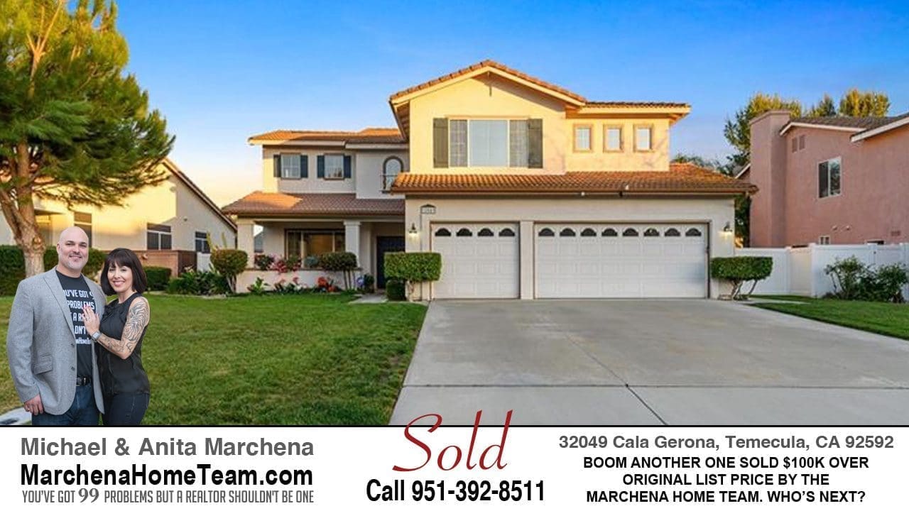Sold 32049 Cala Gerona Temecula CA 92592