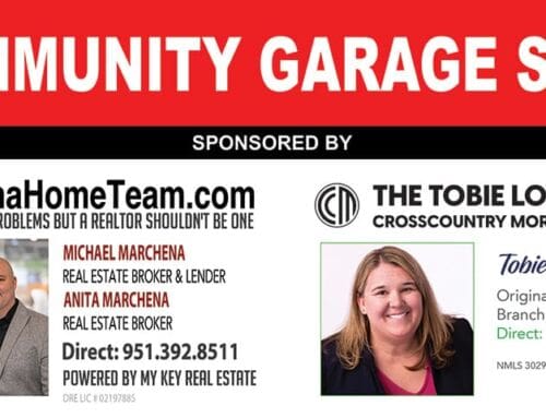 Temecula Community Garage Sale 03/16/2024